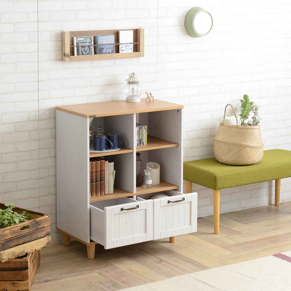 Amazon｜佐藤産業 BILY オープンラック 幅72cm 奥行40cm 高さ